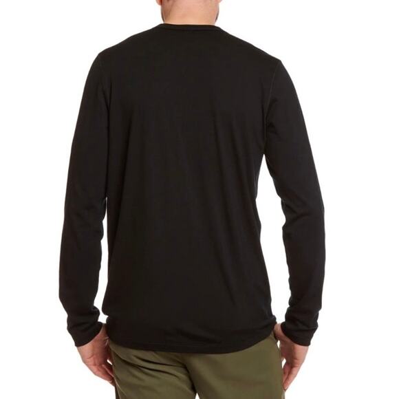 Proof by Huckberry Mens Sz XL 72 Hour Merino Wool Henley Black Base Layer Shirt - Picture 3 of 16